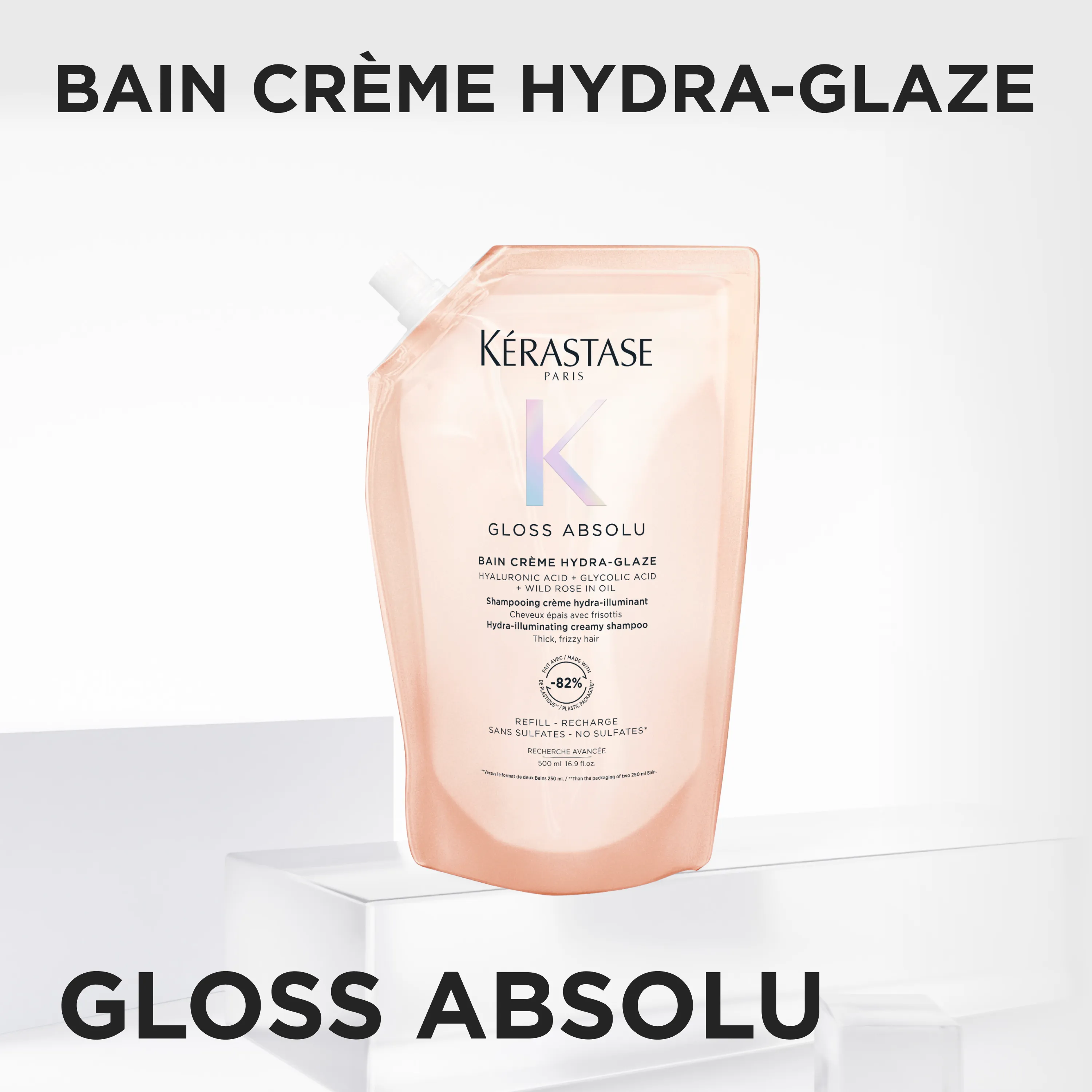 Kérastase Gloss Absolu Bain Crème Hydra Glaze Refill Pouch