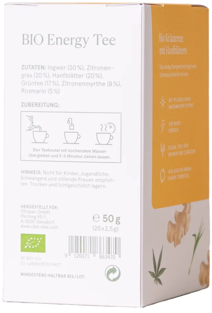 CBD VITAL Thé Bio Énergie