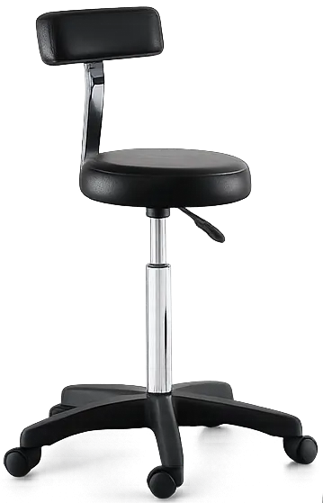 Smart Black Tabouret Avec Dossier
