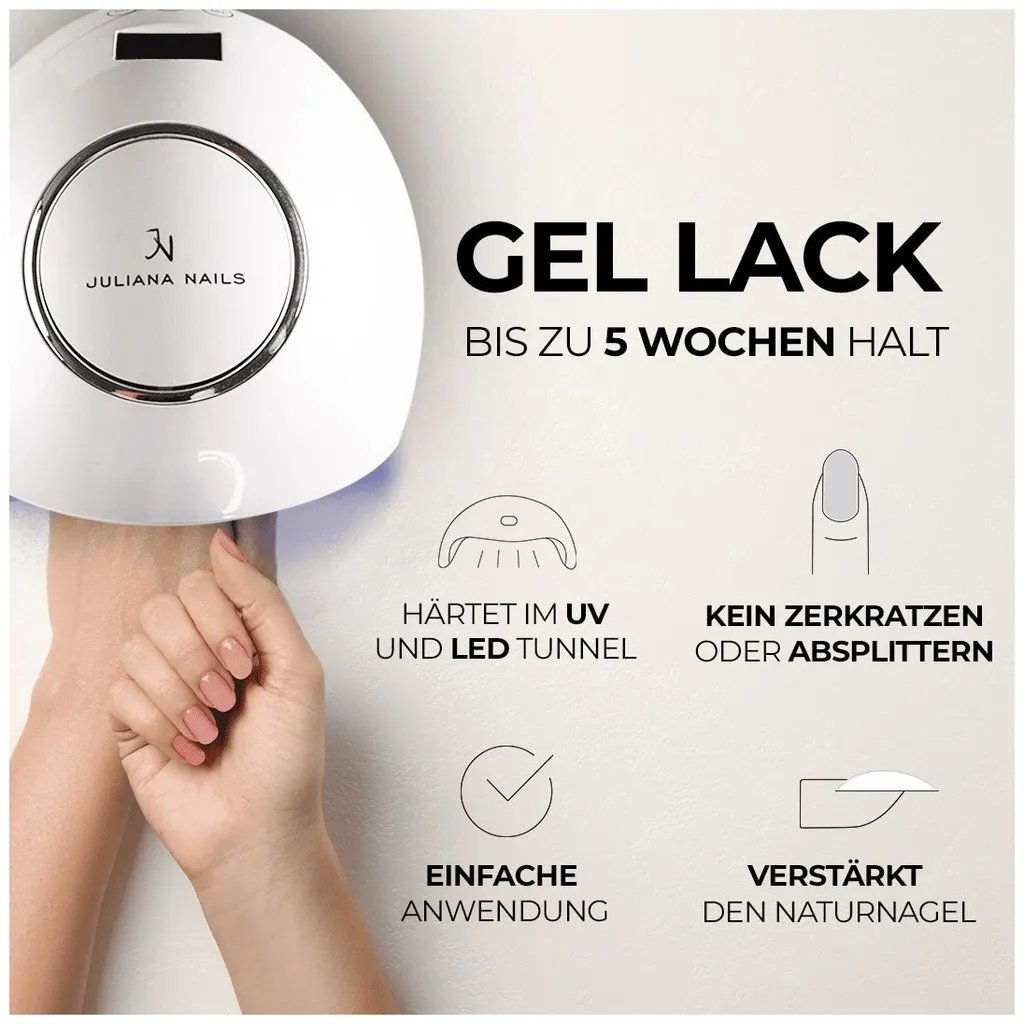 Juliana Nails Gel Lack Vernis Gel Tons bleus - Soft Blue