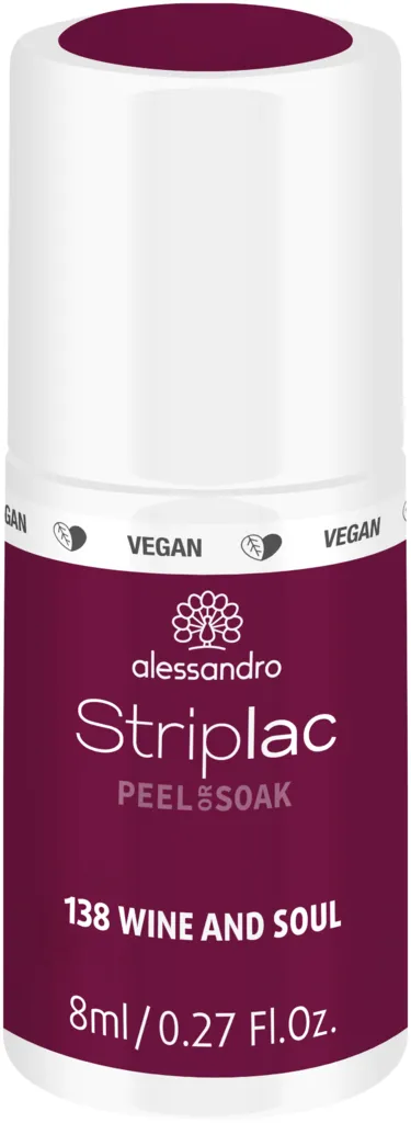 Alessandro Striplac Peel Or Soak Vernis - 102 Heavens Nude