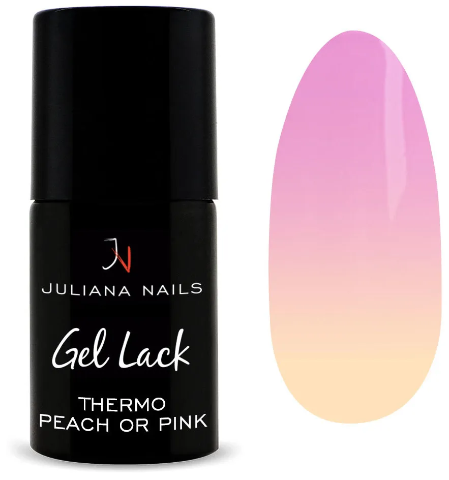 Juliana Nails Gel Lack Effet thermique - Thermo Peach or Pink