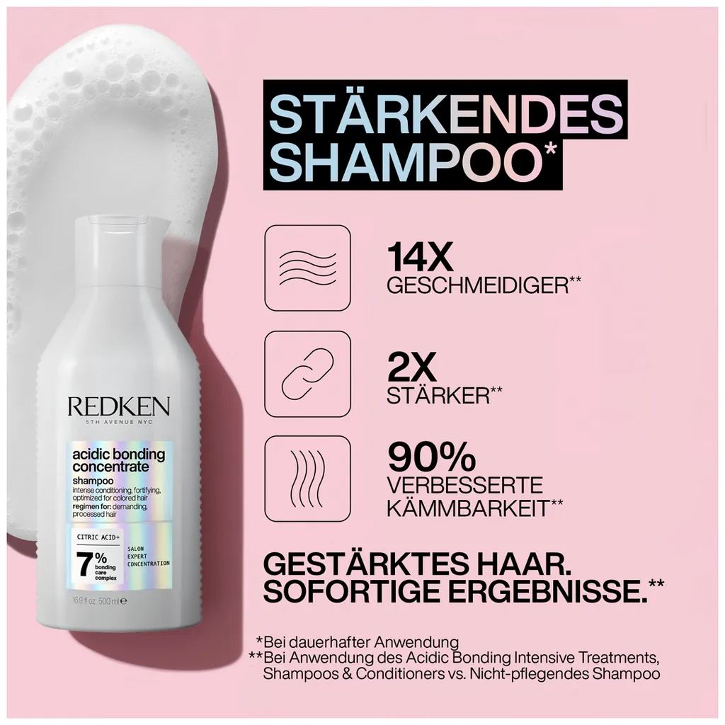 Redken Acidic Bonding Concentrate Shampooing Nourrissant Intense - 300 ml