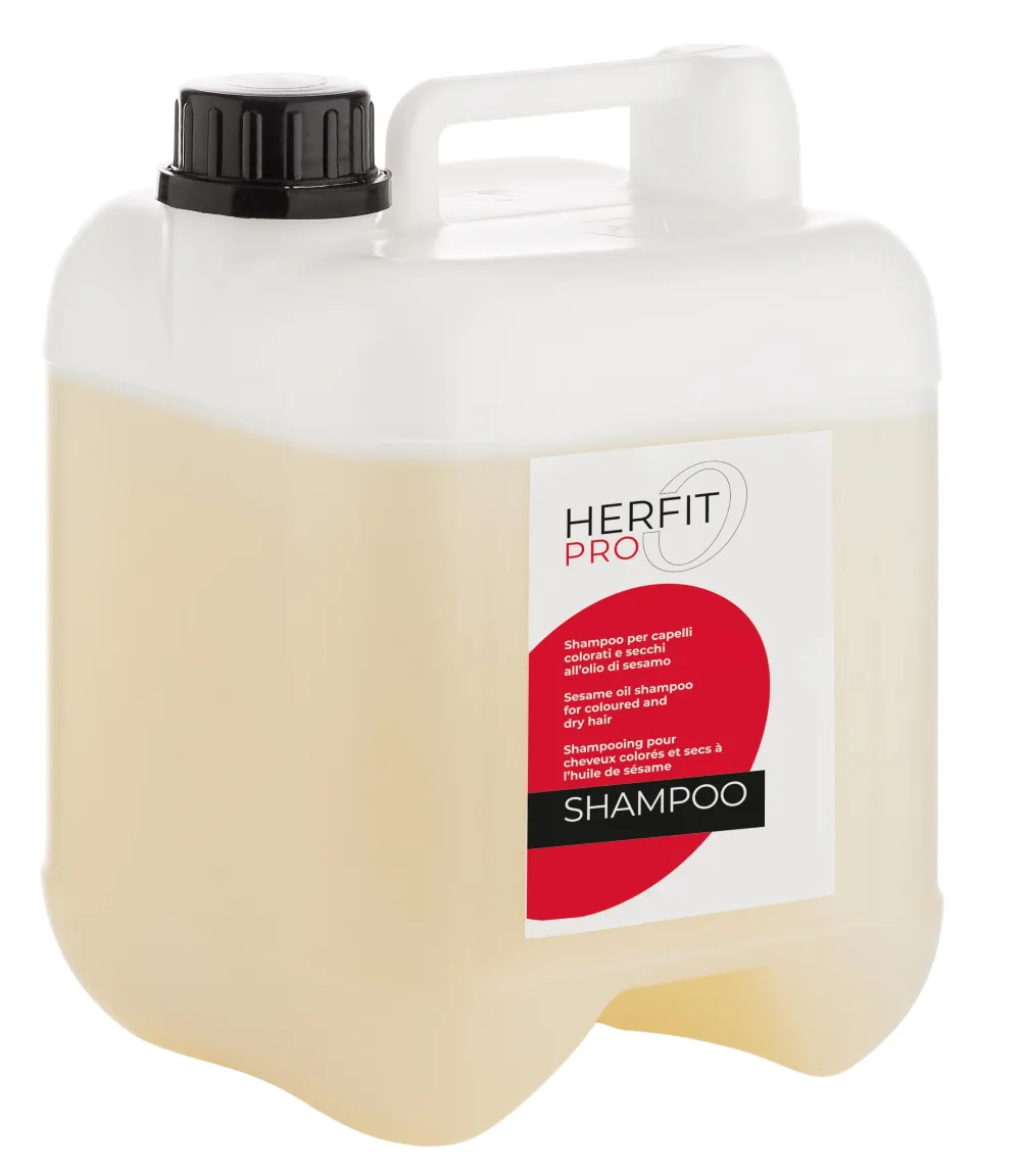 Xanitalia Herfit Pro shampooing au sésame pour cheveux colorés et secs 5L