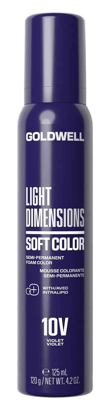 Goldwell Light Dimensions Soft Color Mousse Colorante Semi-permanente - 10 V Blond violet pastel