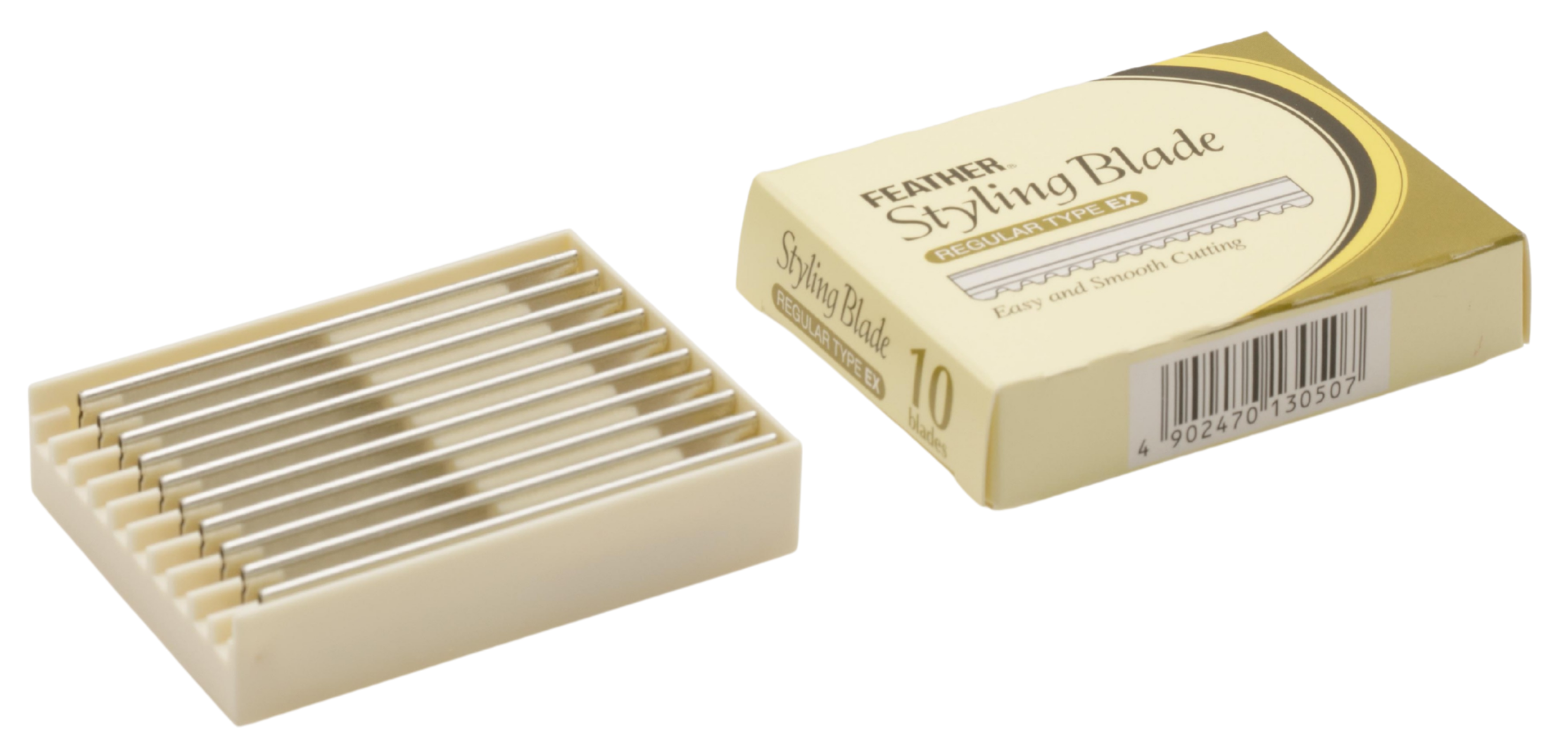 Lames “Feather Original” Dentées Pour Peigne À Effiler Avec Récupérateur En Métal