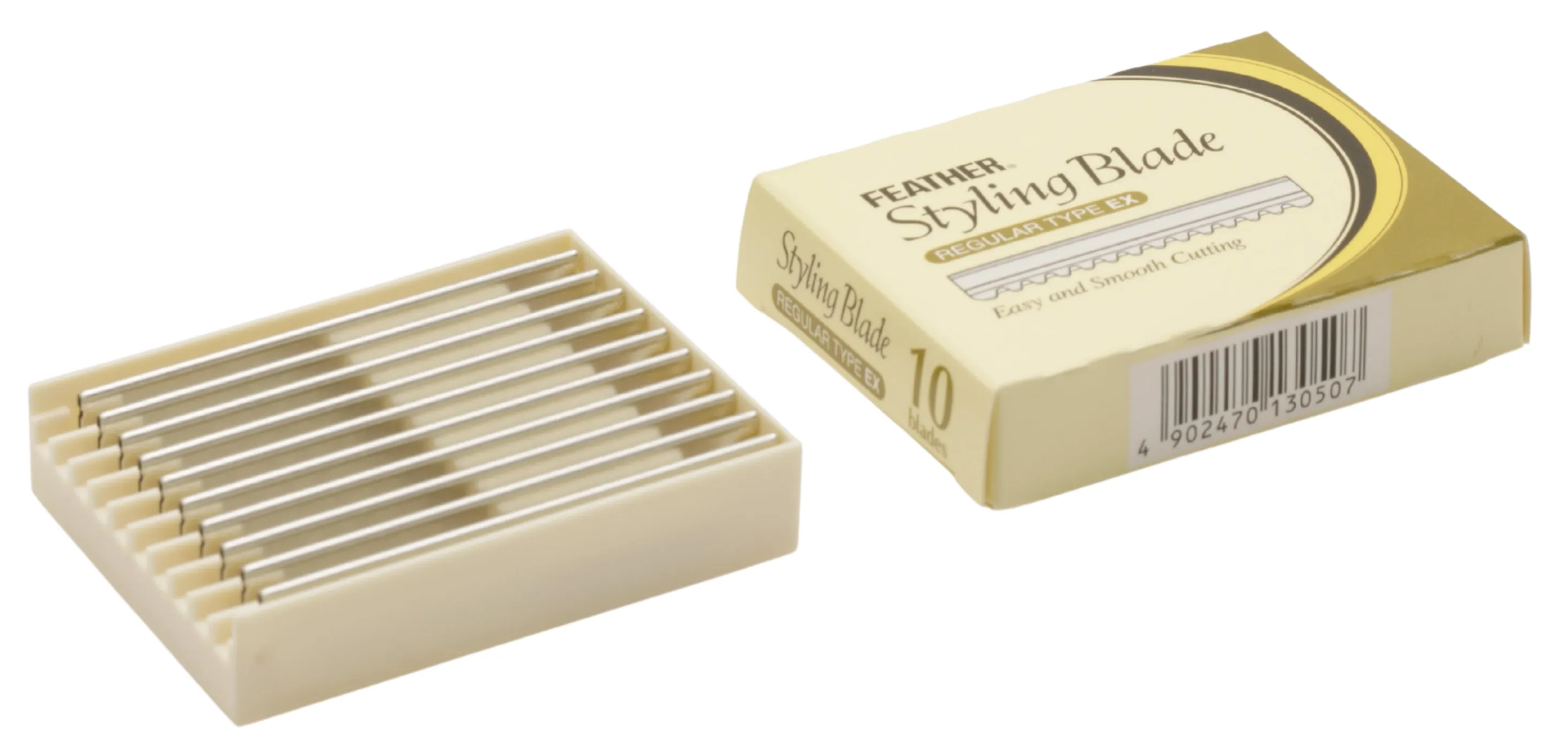 Lames “Feather Original” Dentées Pour Peigne À Effiler Avec Récupérateur En Métal