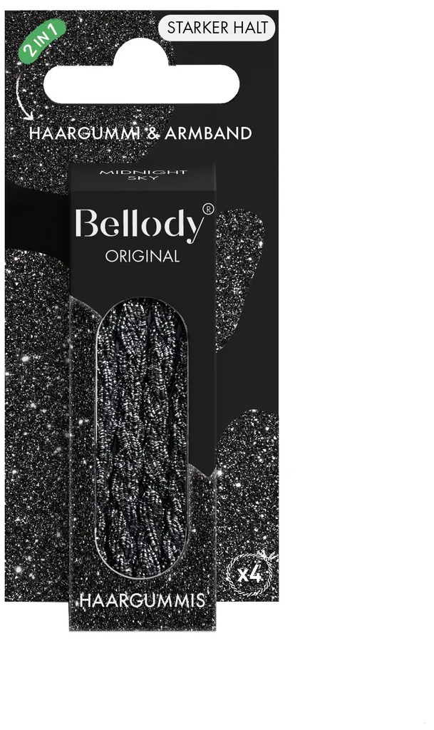 Bellody Original Élastiques à cheveux - Classic Black