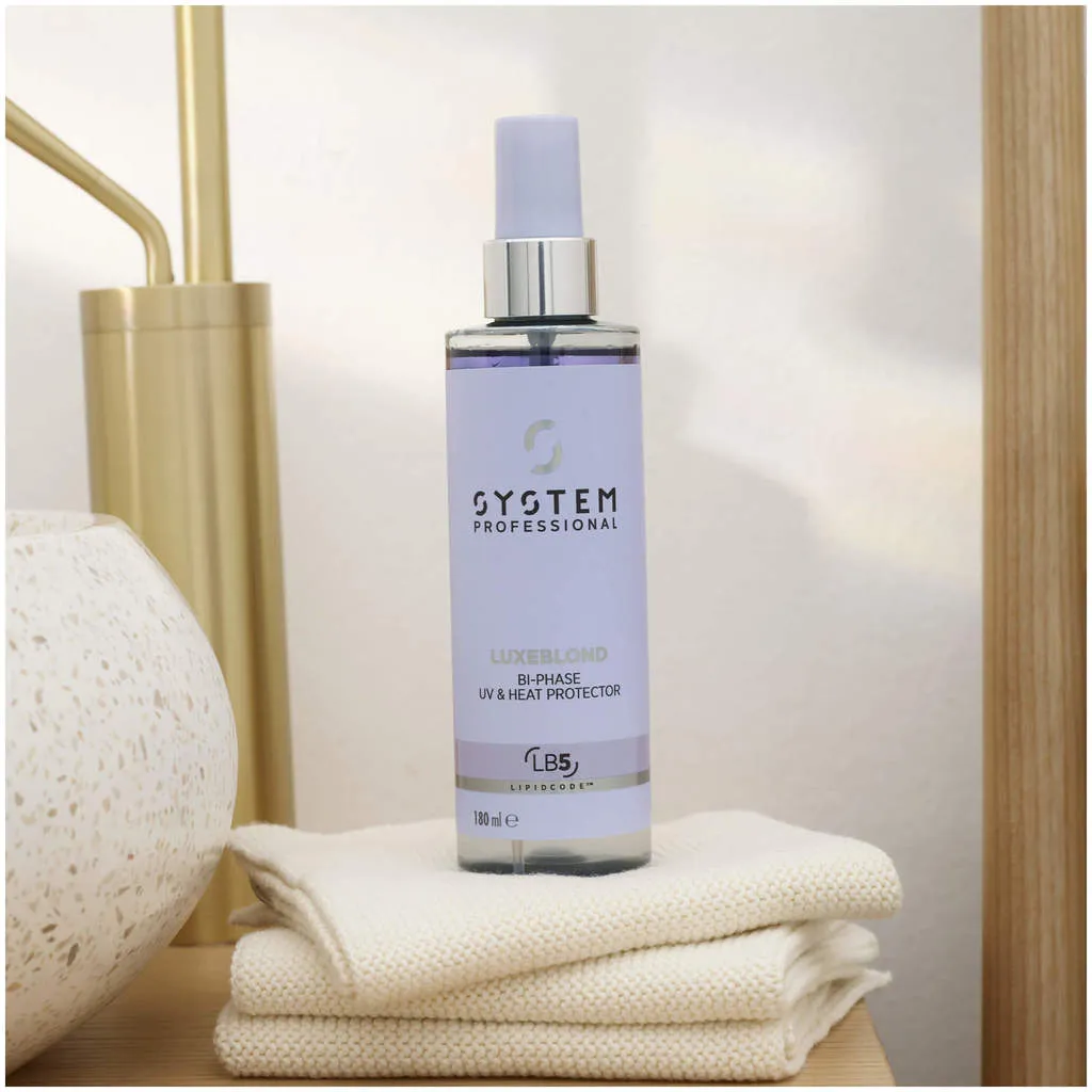 System Professional Lipid Code LuxeBlond Protecteur thermique Bi-Phasé UV
