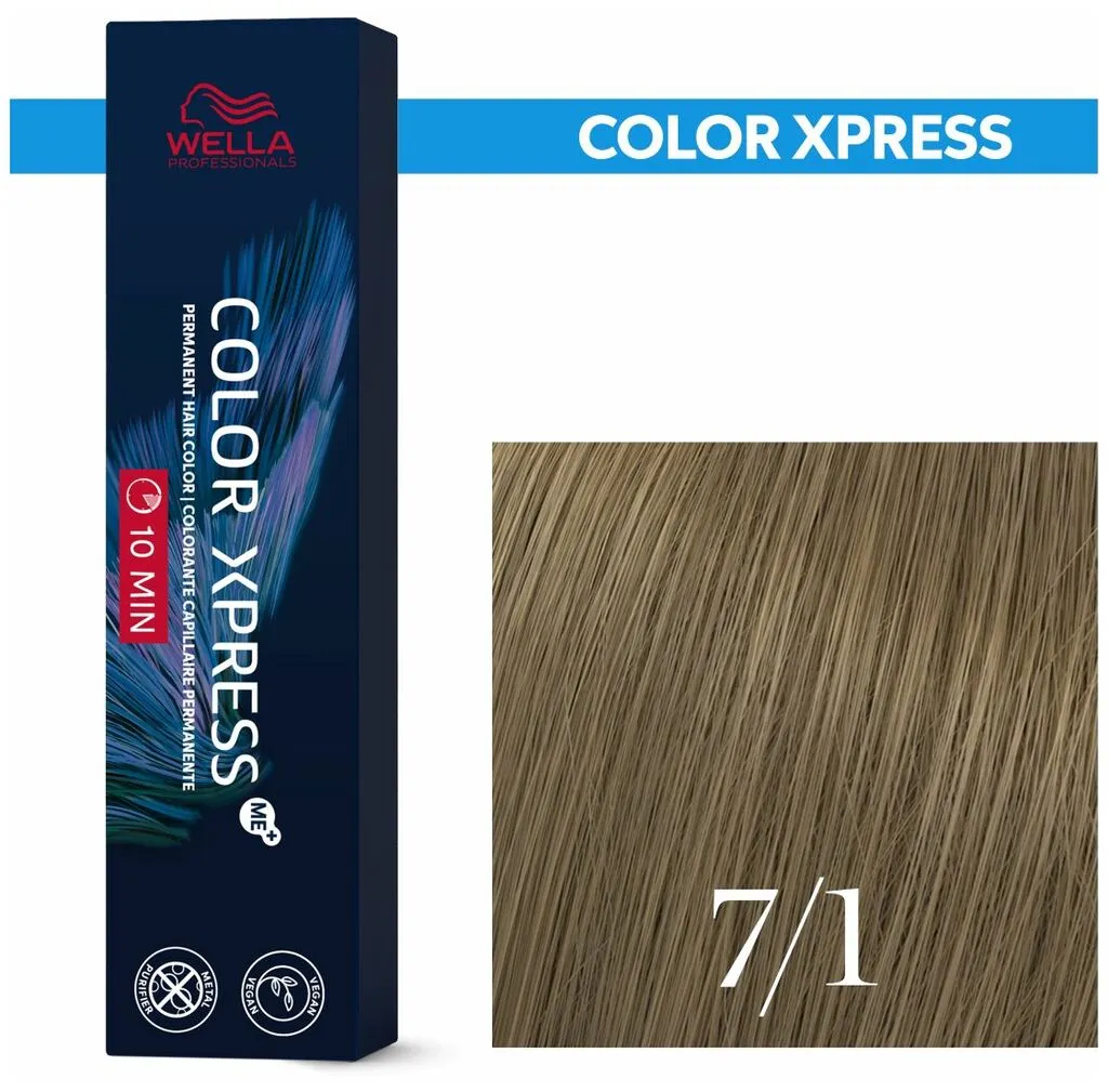 Wella Color Xpress - 7/1 Blond cendré
