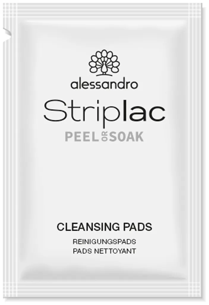 Alessandro Striplac Peel Or Soak Lingettes nettoyantes
