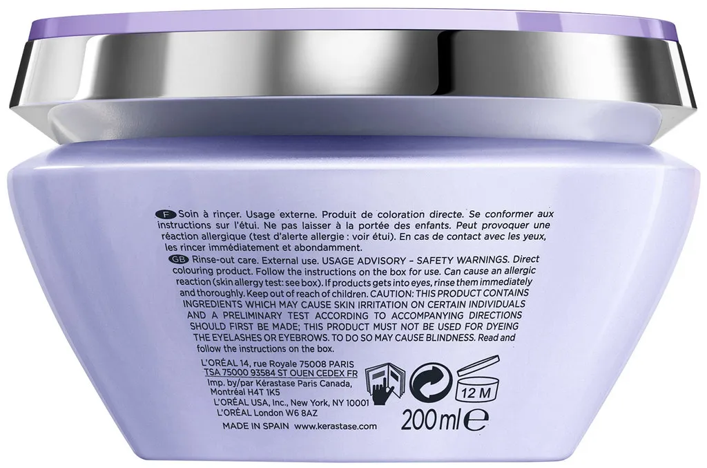 Kérastase Blond Absolu Masque Ultra-Violet - 200 ml
