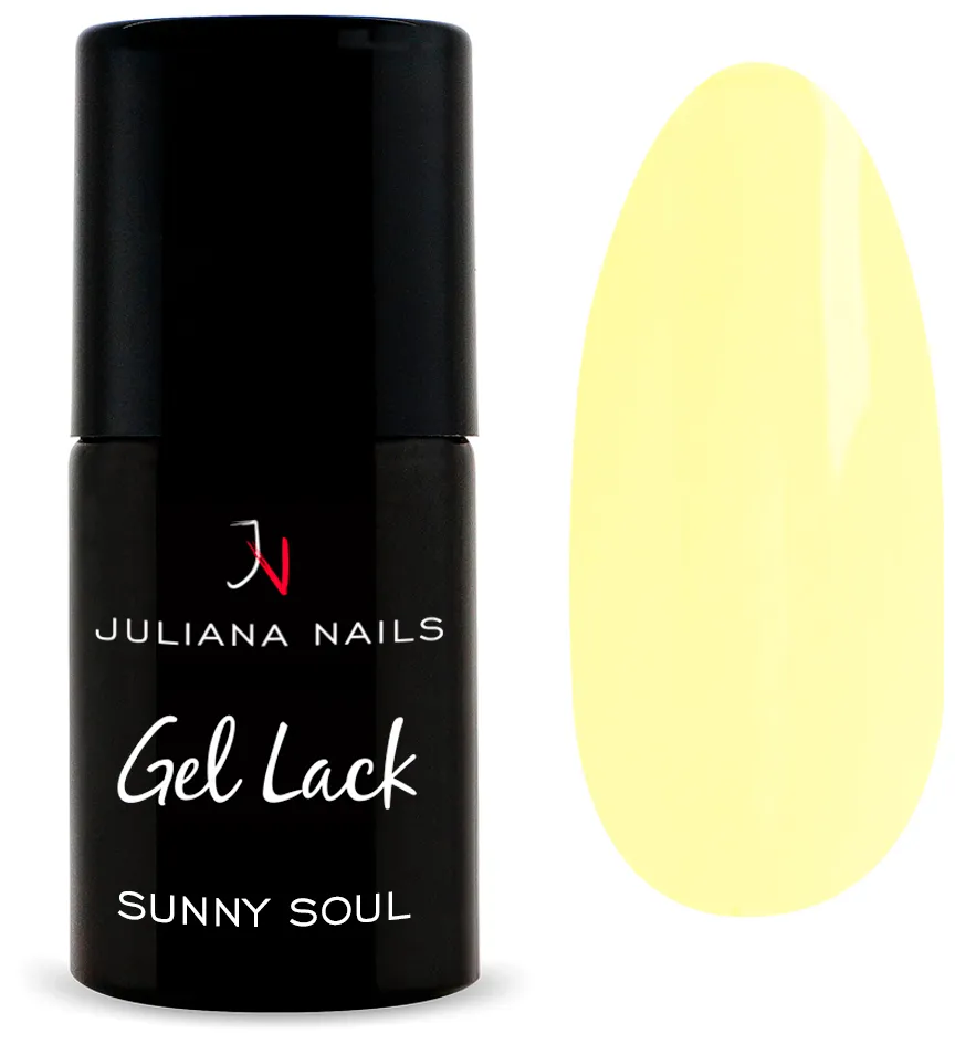 Juliana Nails Gel Lack Vernis Gel Corail et tons jaunes - Sunshine