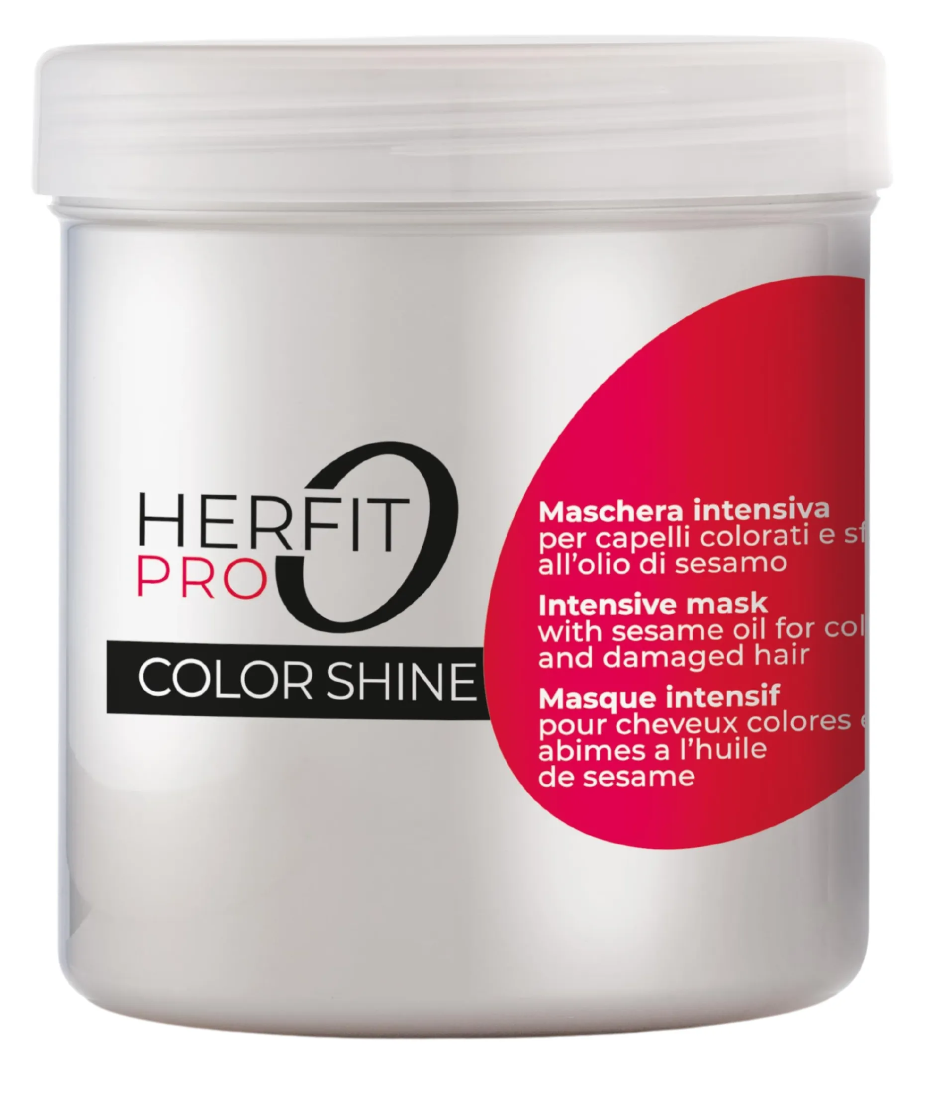 Masque Xanitalia Herfit Pro à l’huile de sésame pour cheveux colorés et secs 1L