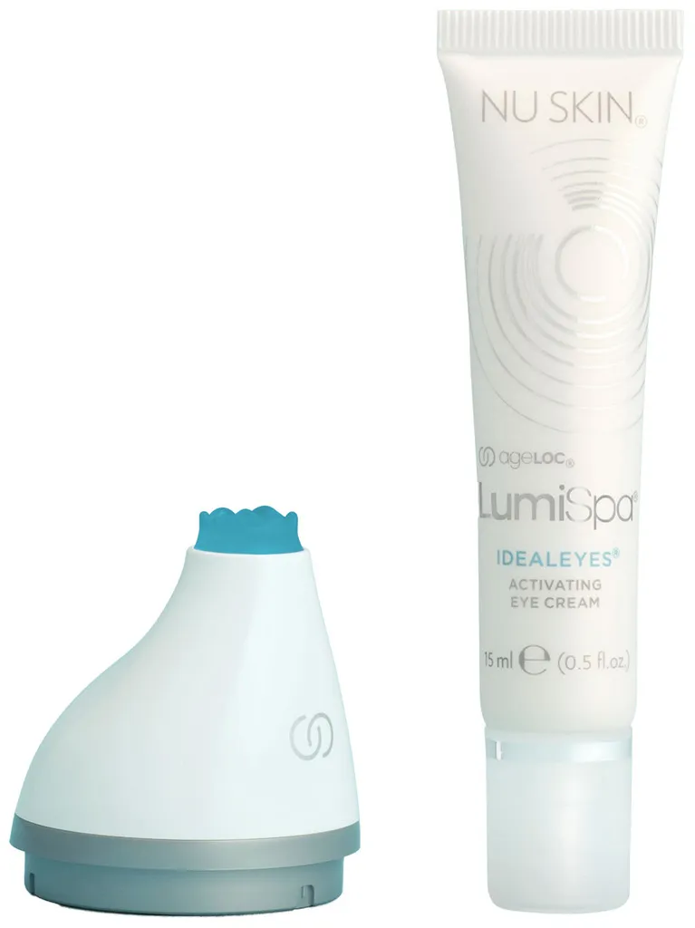 Nu Skin ageLOC LumiSpa Accent Head & IdealEyes – Soin contour des yeux illuminateur et accessoire - Bleu