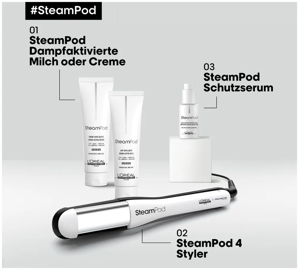 L'Oréal Steampod 4.0 Lisseur professionnel tout-en-un