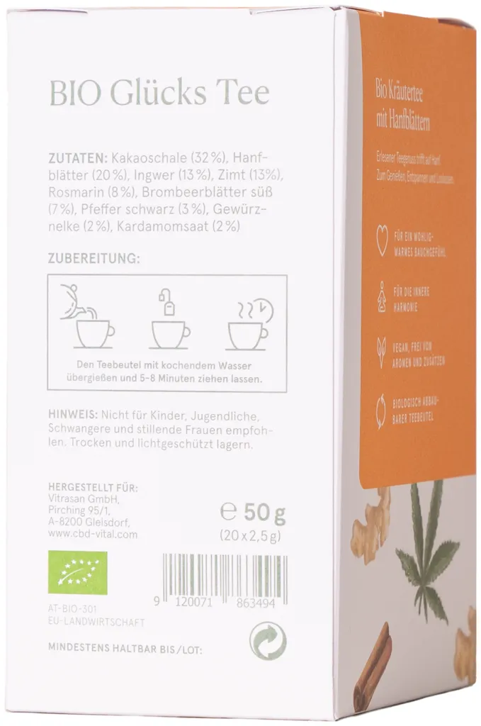 CBD VITAL Infusion au chanvre CBD Bonheur