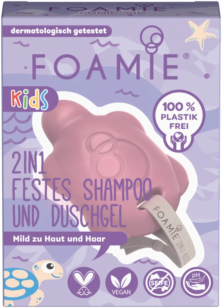 Foamie 2 en 1 Gel douche et shampooing solide Enfants - Pink