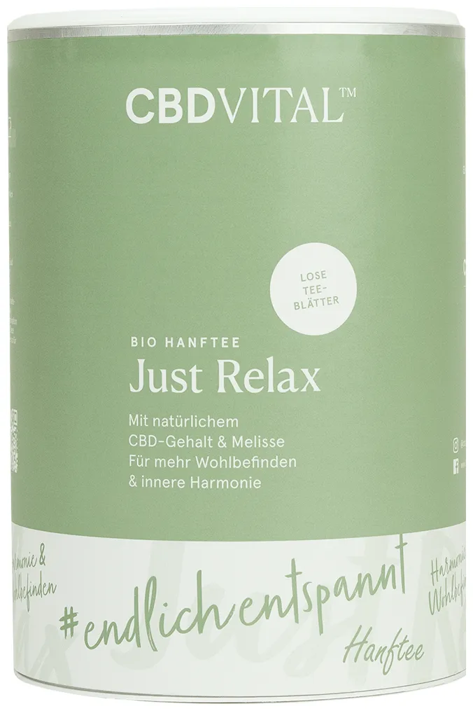 CBD VITAL Thé au Chanvre Bio 1,5% Just Relax