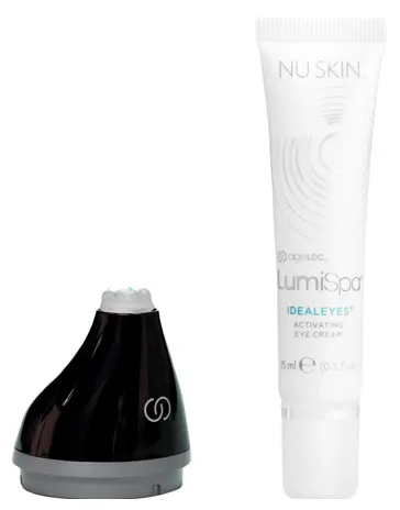 Nu Skin ageLOC LumiSpa Accent Head & IdealEyes – Soin contour des yeux illuminateur et accessoire - Bleu