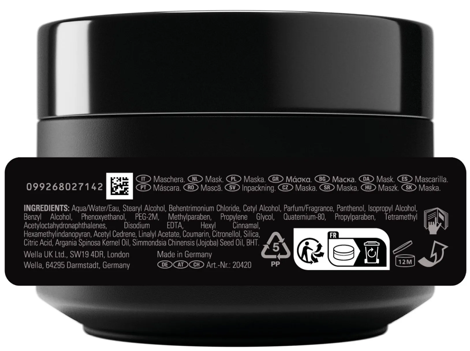 Sebastian Dark Oil Masque Lisse & Brillance