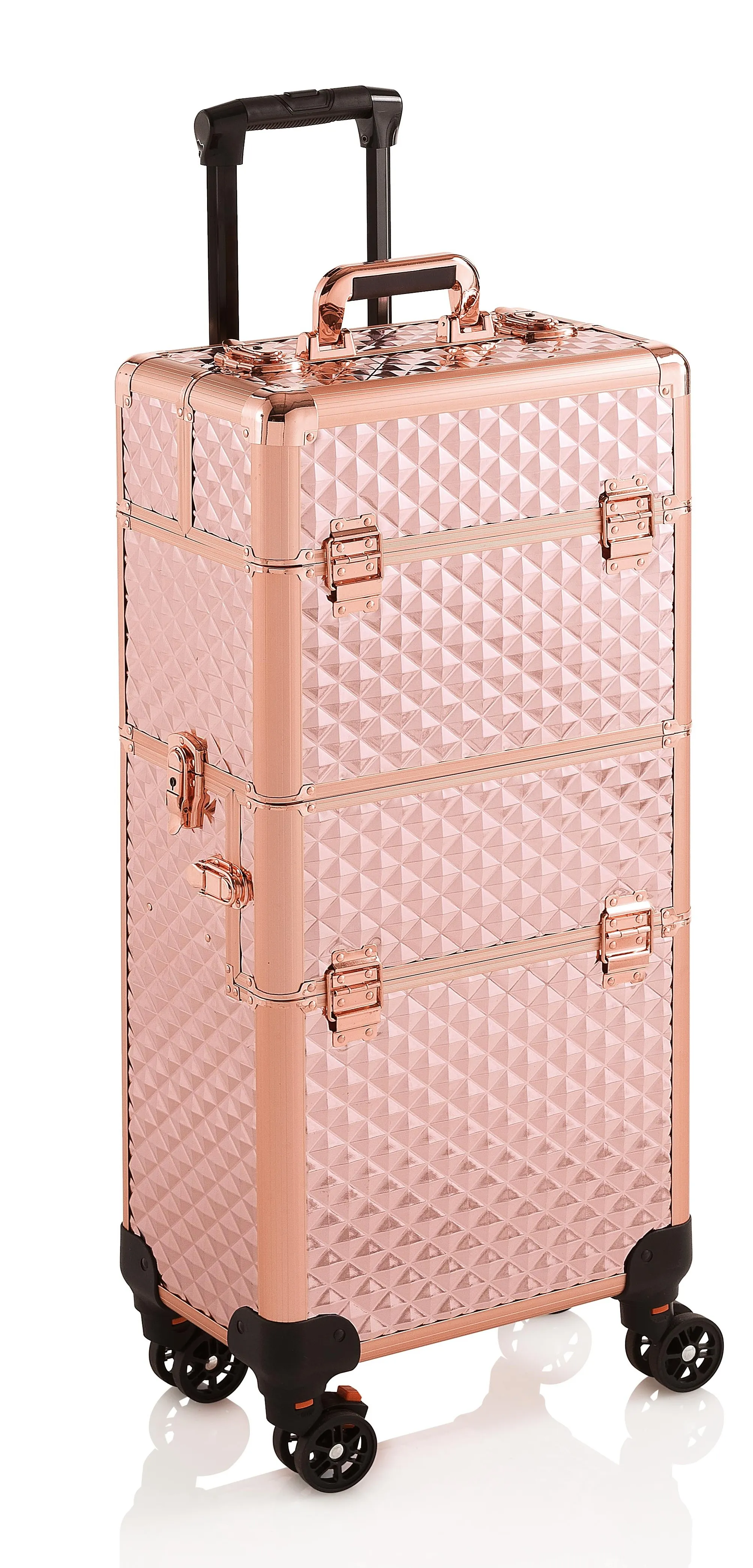Nica Valise Trolley Rigide Rose