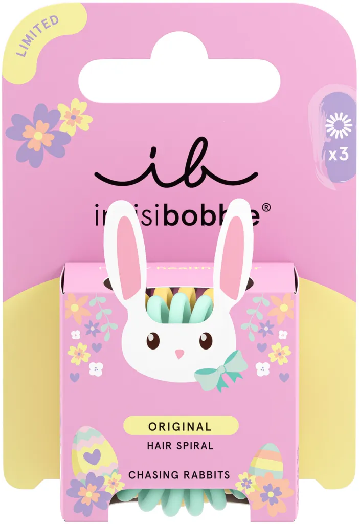 invisibobble ORIGINAL Easter Chasing Rabbits Spirales à cheveux