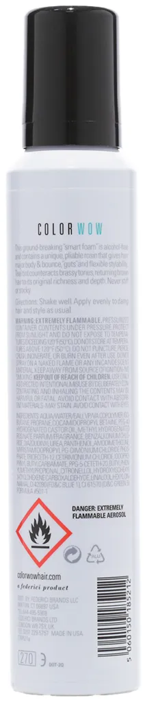 Color Wow Color Control Blue Mousse de tonification et de coiffage