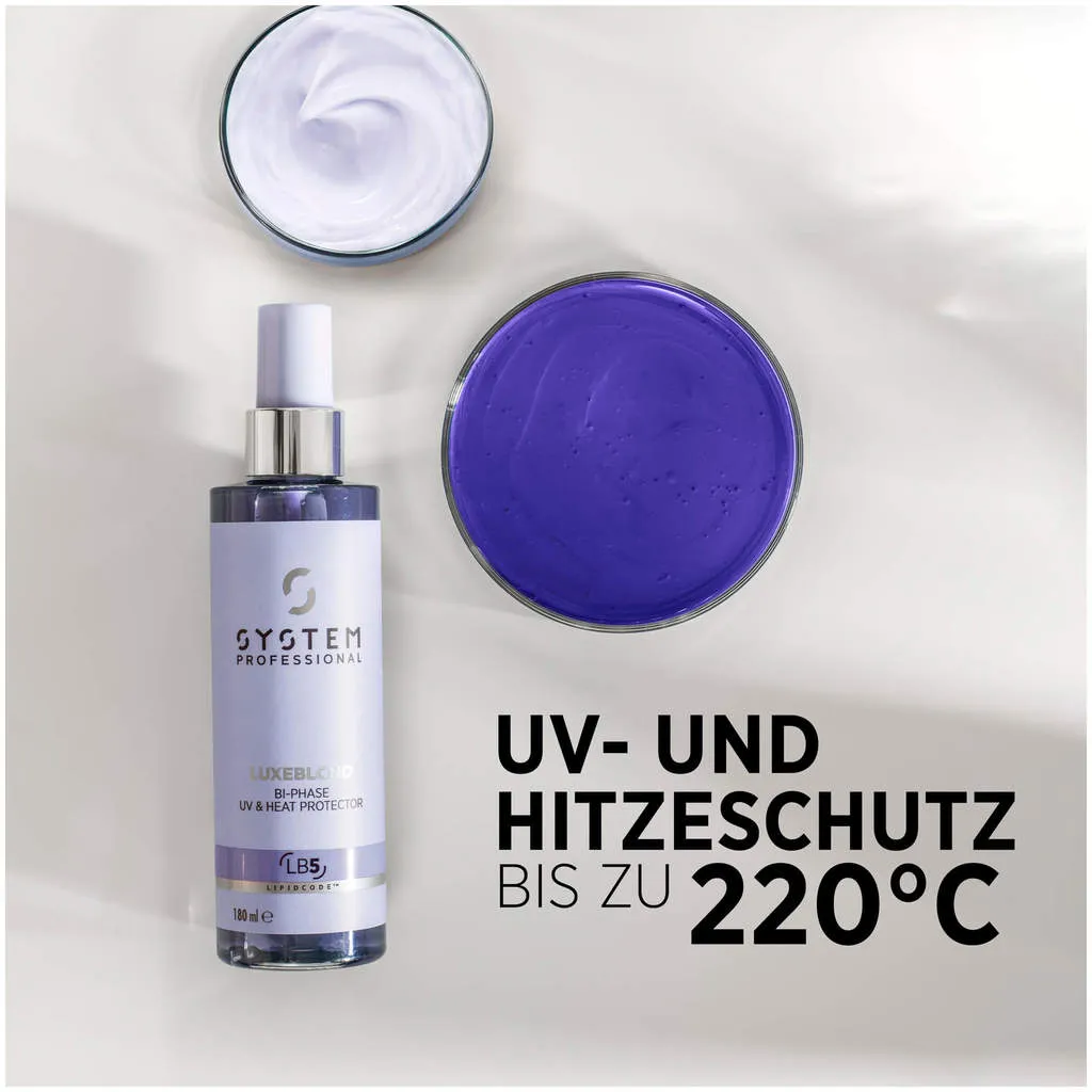 System Professional Lipid Code LuxeBlond Protecteur thermique Bi-Phasé UV