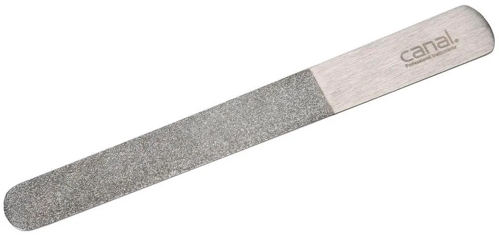 Canal Râpe de pédicure diamant, inoxydable, 15 cm