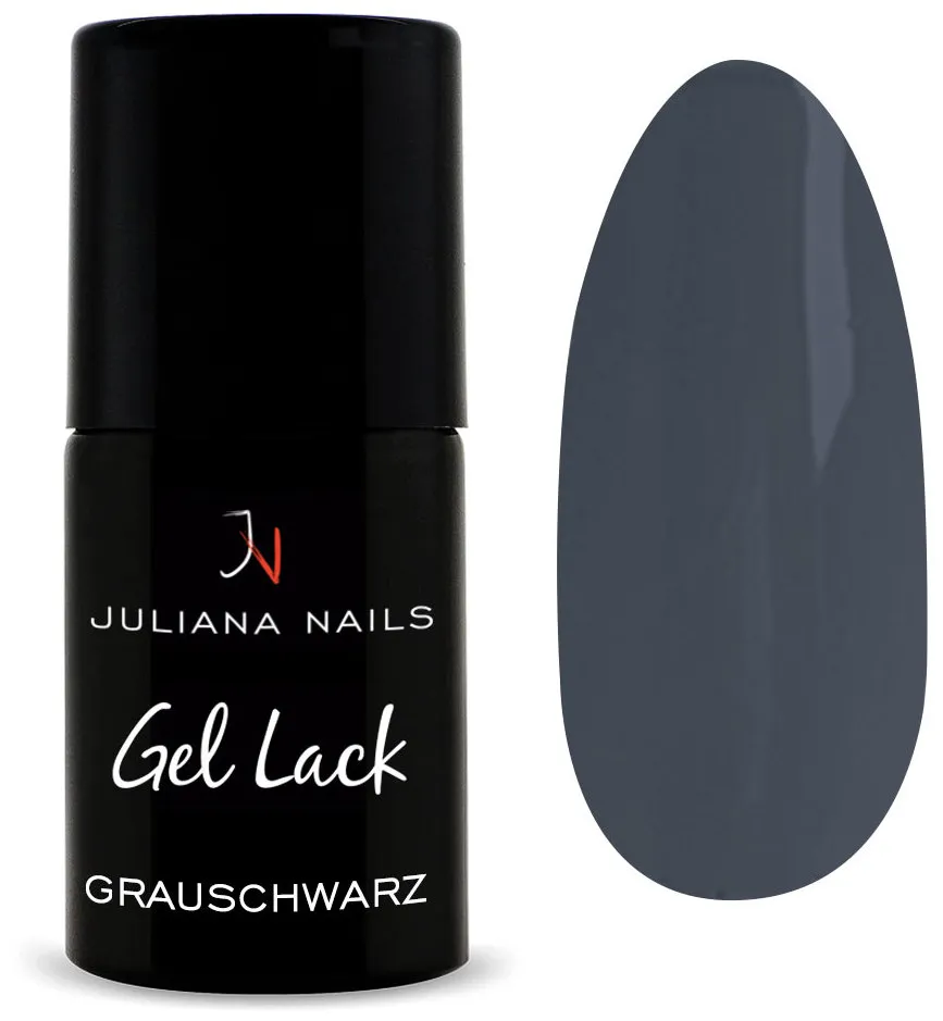 Juliana Nails Gel Lack Gris et Noir