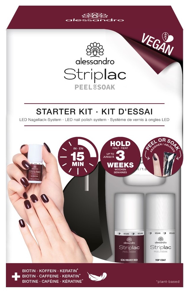 Alessandro Striplac Peel Or Soak Striplac Kit de démarrage