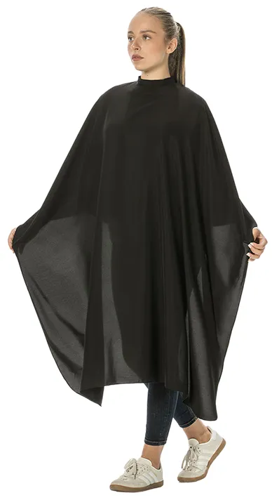 Cape Flex de Xanitalia pour coupe de cheveux, capuche, fermeture à velcro réglable