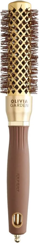 Olivia Garden Expert Blowout Shine avec poils ondulés Or & Brun