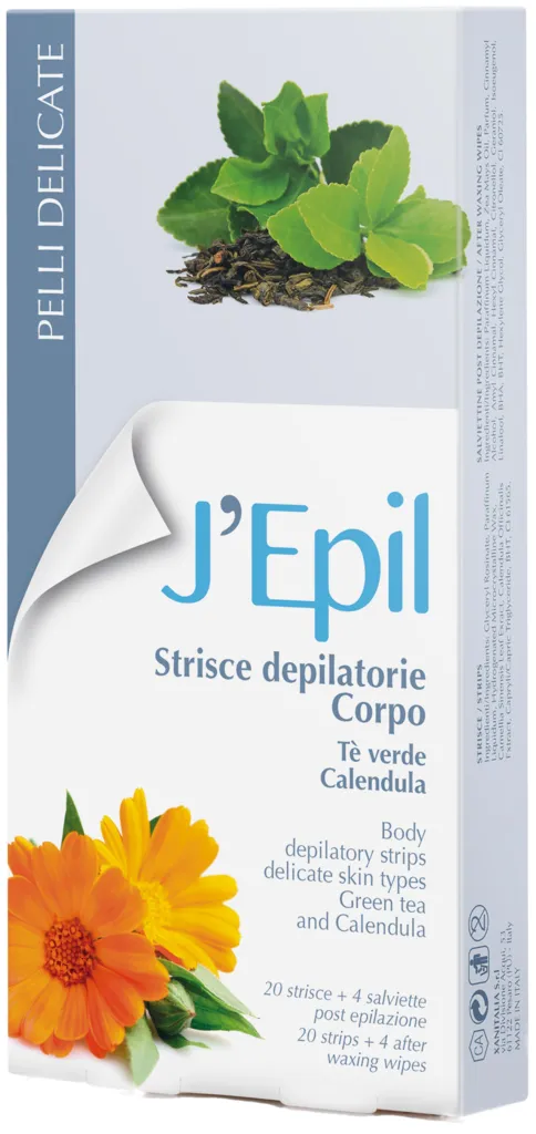 Xanitalia Bandes de cire dépilatoire pour le corps - Huile d'argan et aloe vera