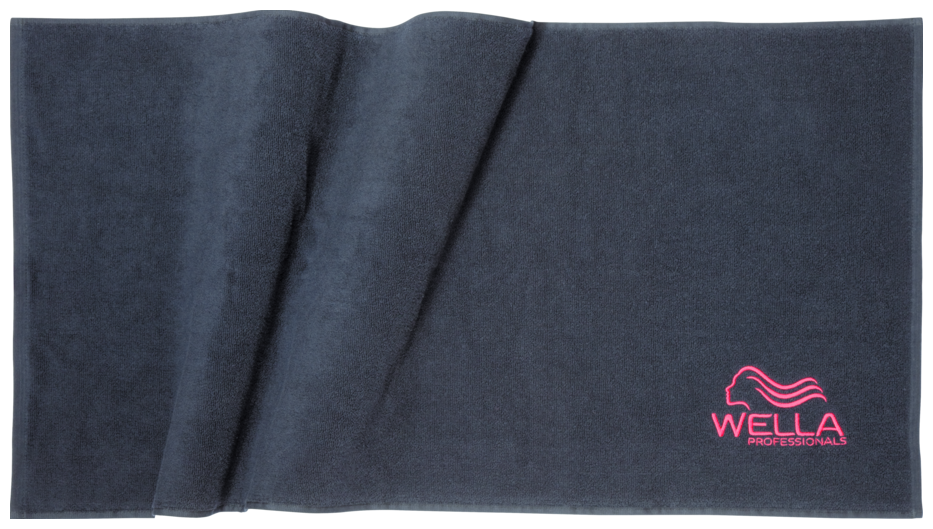 Wella serviette de salon noire