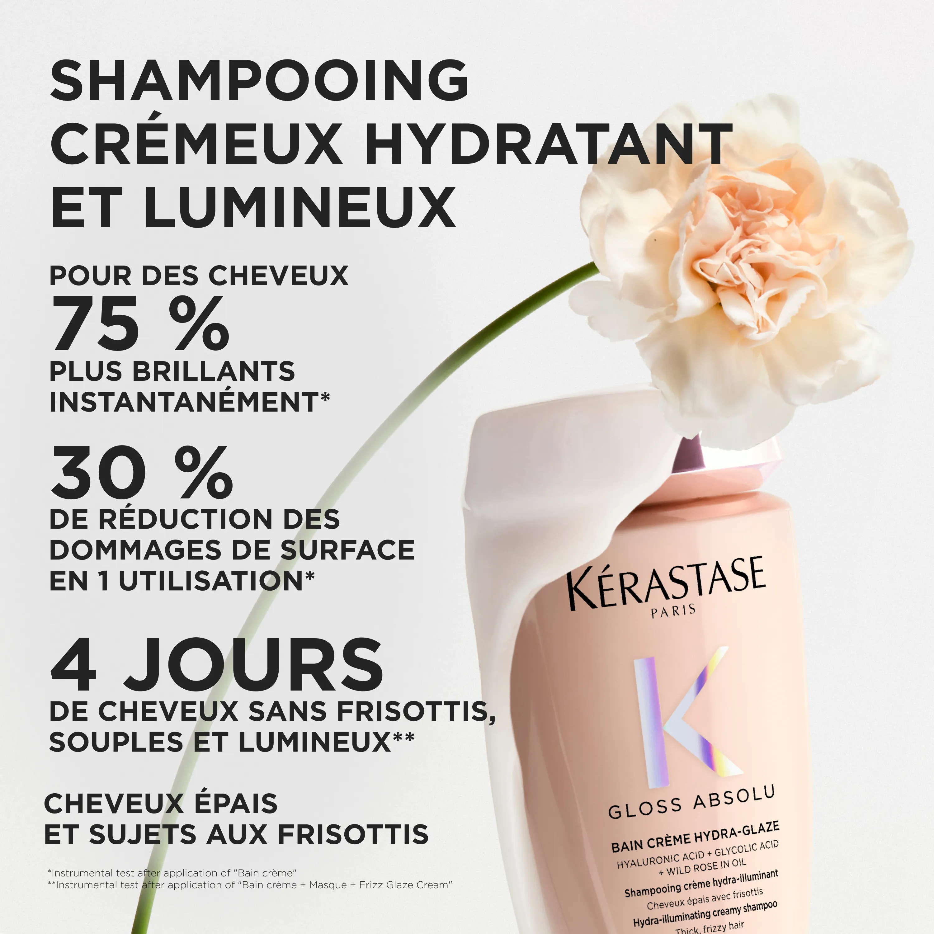 Kérastase Gloss Absolu Bain Crème Hydra Glaze Shampooing