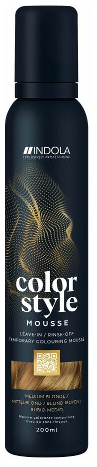 Indola Color Style Mousse - Silver