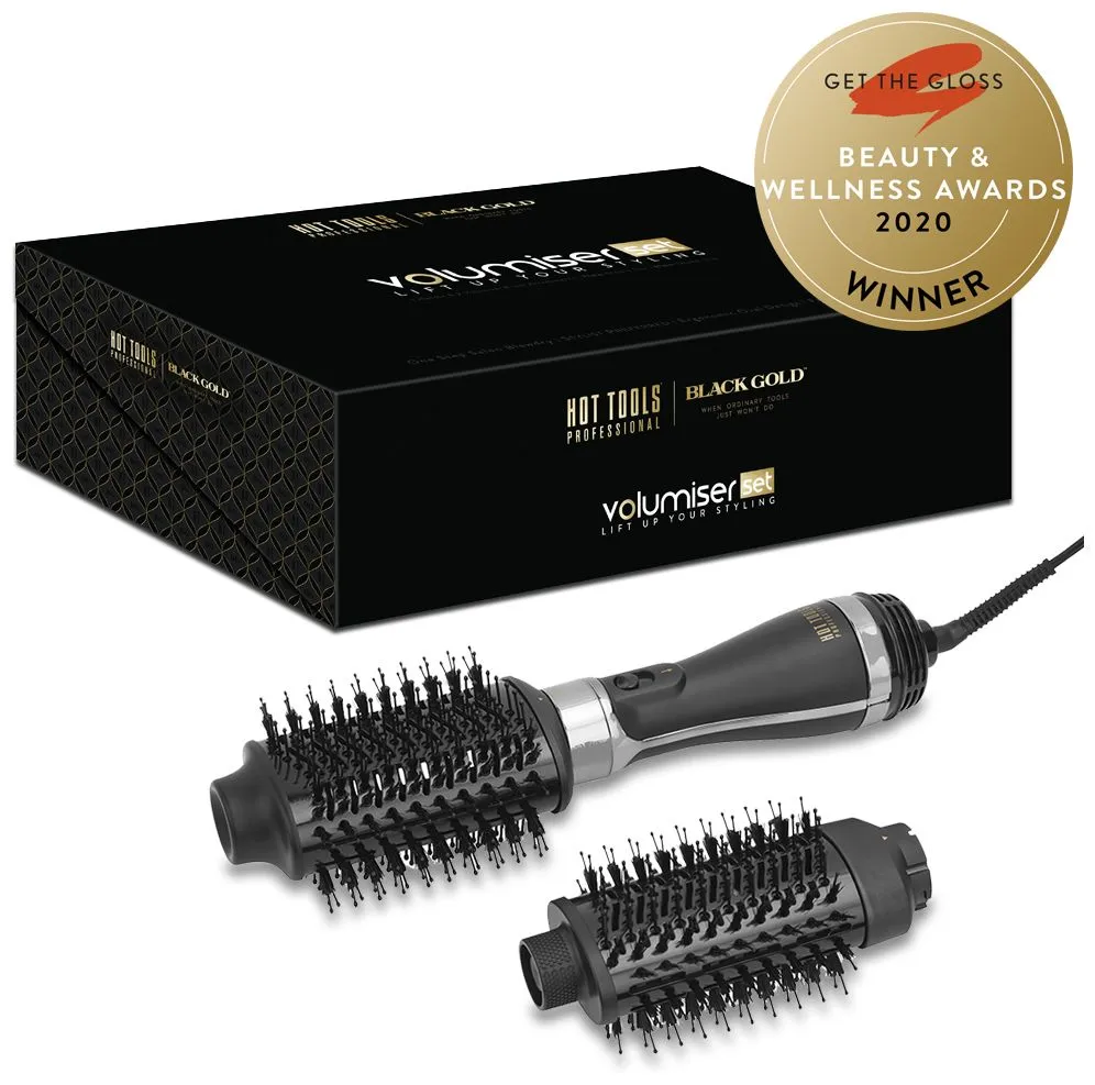 Hot Tools Professional Black Gold Volumiser Set Brosse soufflante