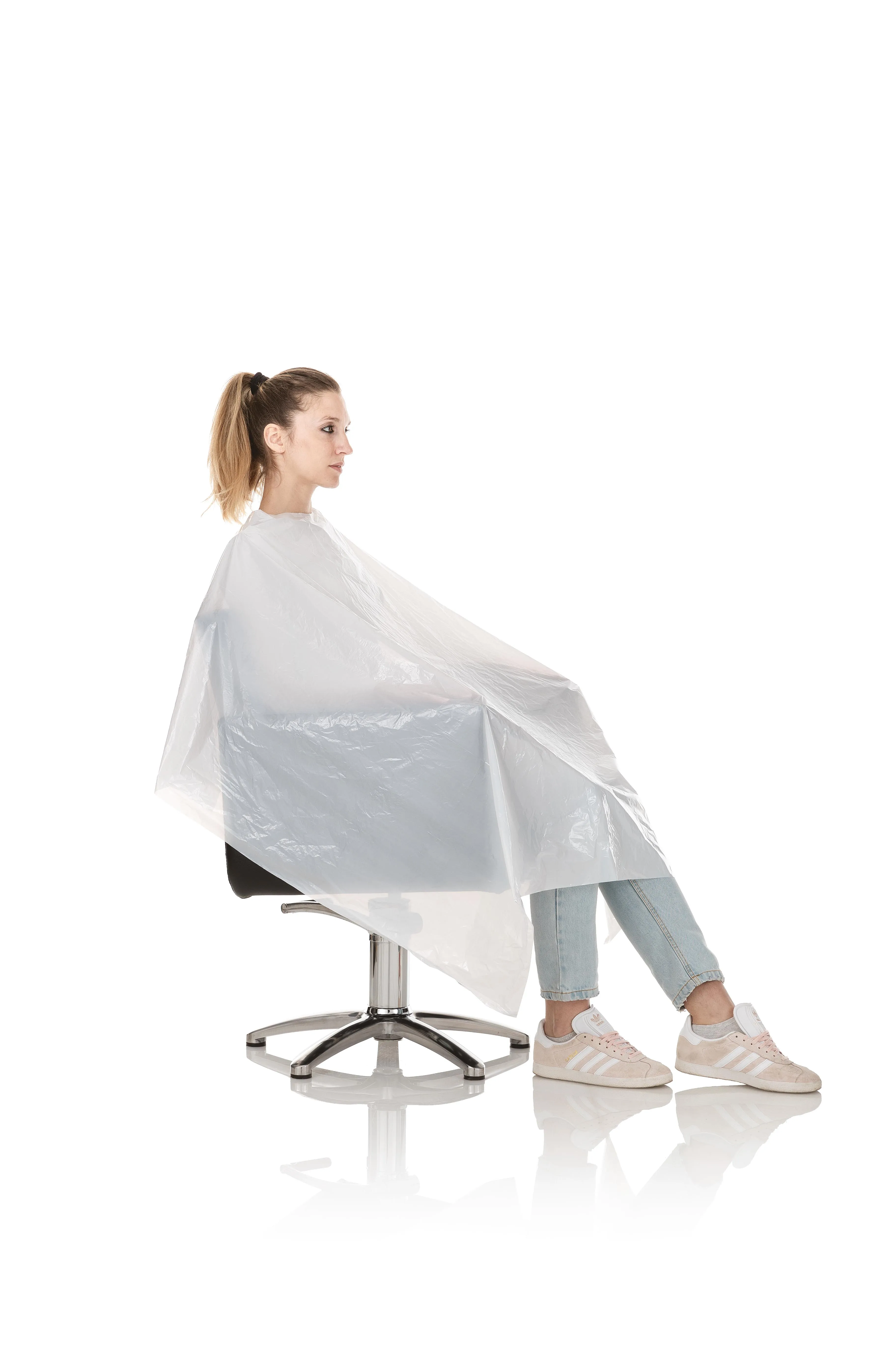 Xanitalia Cape de coiffeur jetable transparent 20 pcs.