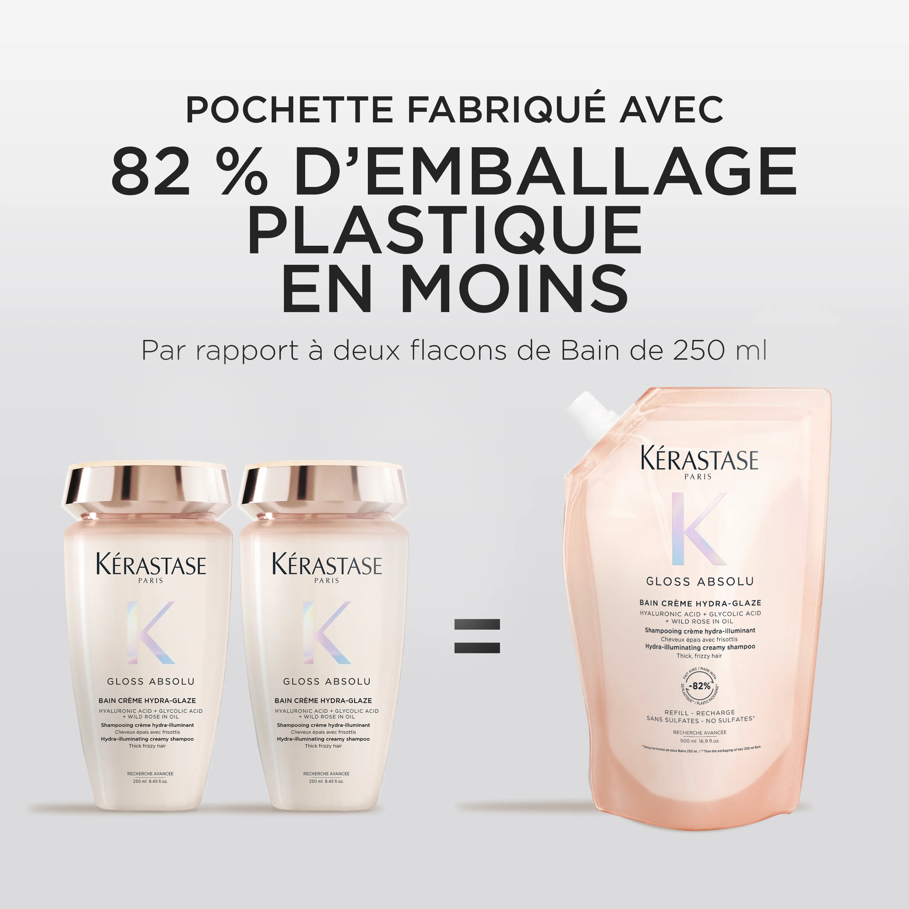 Kérastase Gloss Absolu Bain Crème Hydra Glaze Refill Pouch