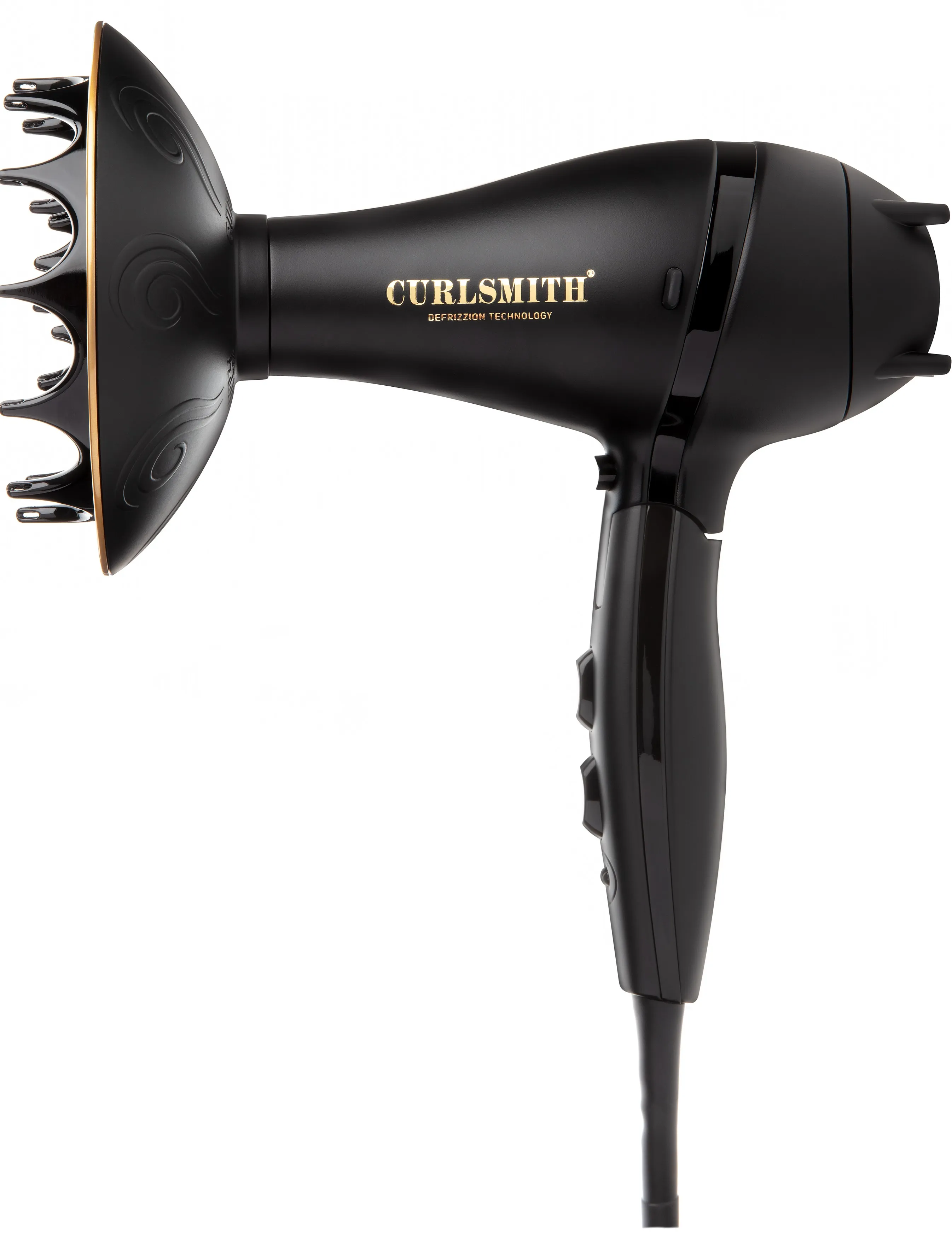 Hot Tools Curlsmith Travel Defrizzion Sèche-cheveux avec diffuseur XL
