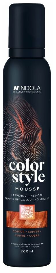 Indola Color Style Mousse - Silver