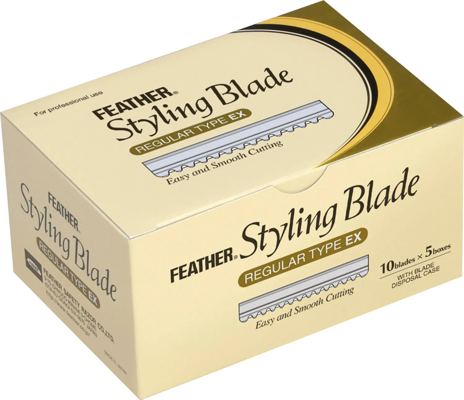 Lames “Feather Original” Dentées Pour Peigne À Effiler Avec Récupérateur En Métal