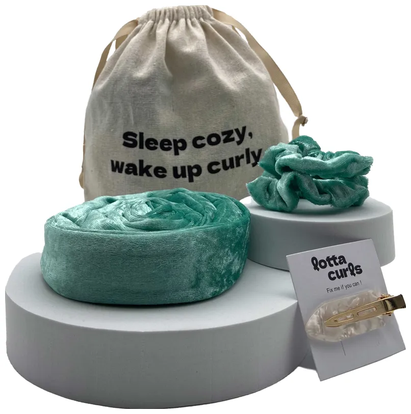 Lotta Curls Ruban de Curling Sans Chaleur Smooth Turquoise