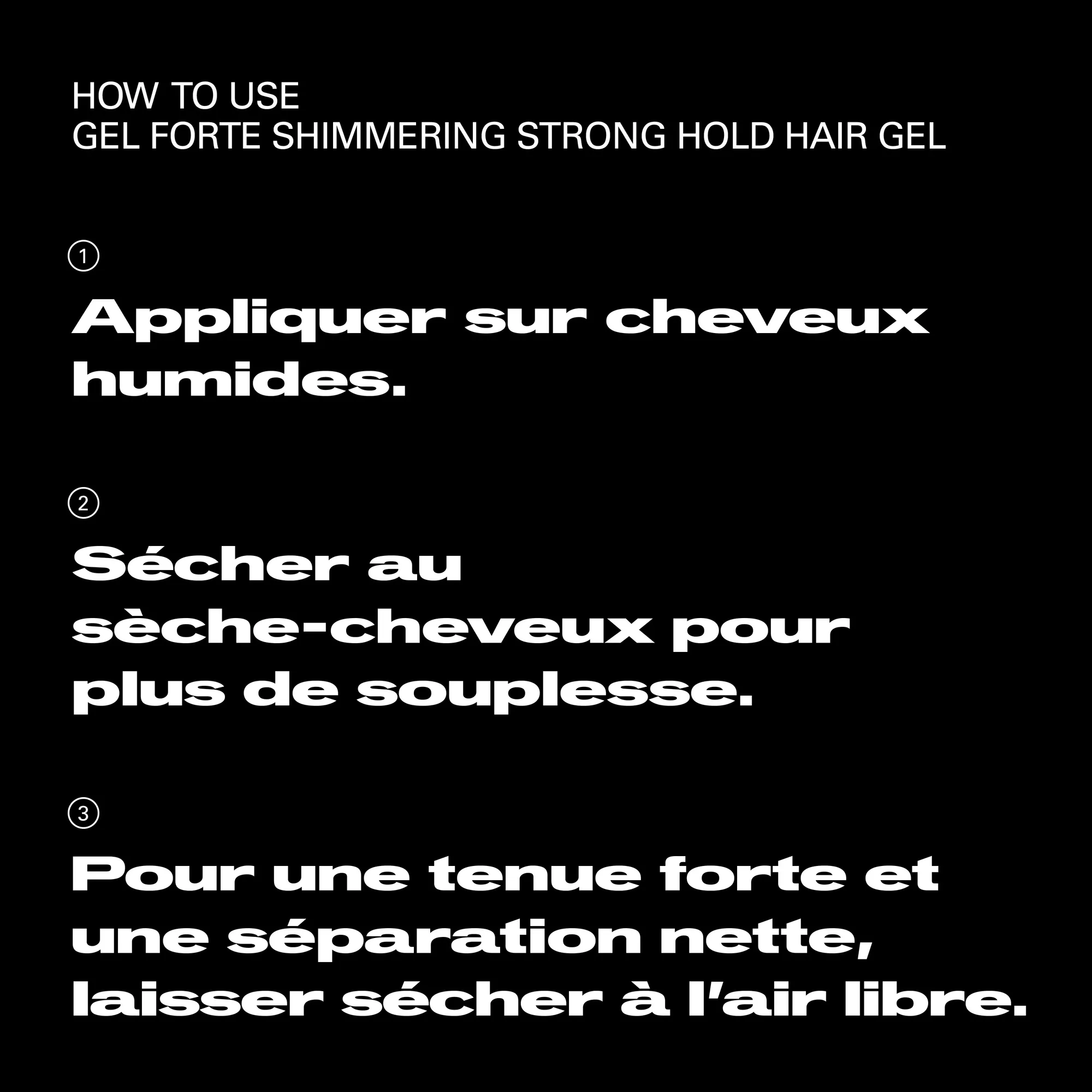 Sebastian Gel Forte Shimmering Strong Hold Hair Gel