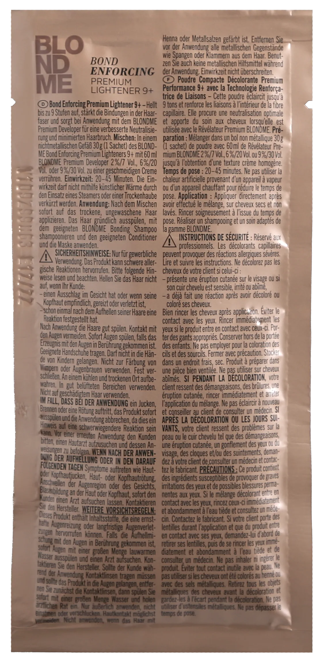 Schwarzkopf BlondMe Premium Lightener 9+