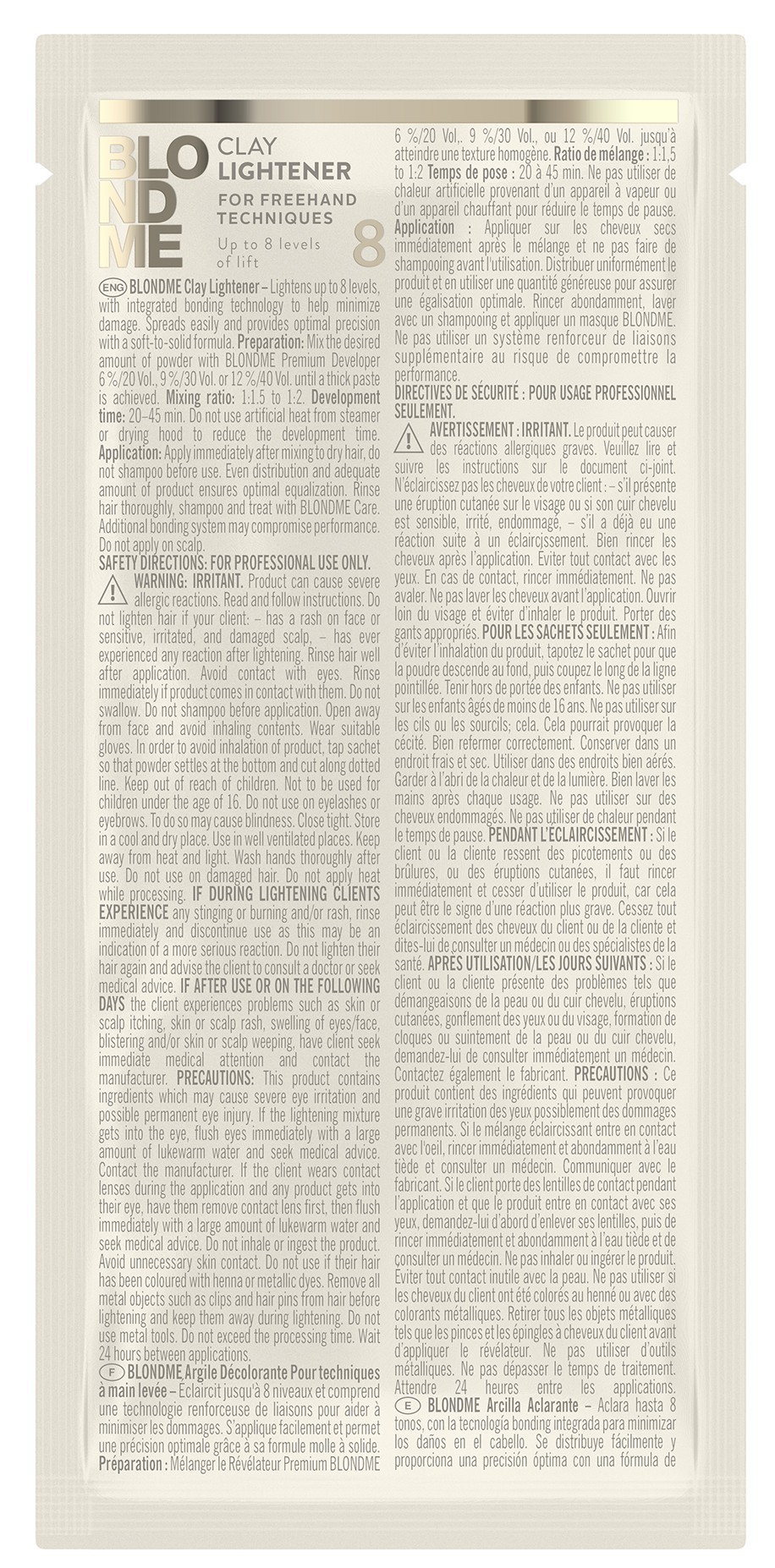 Schwarzkopf BlondMe Argile Décolorante Premium