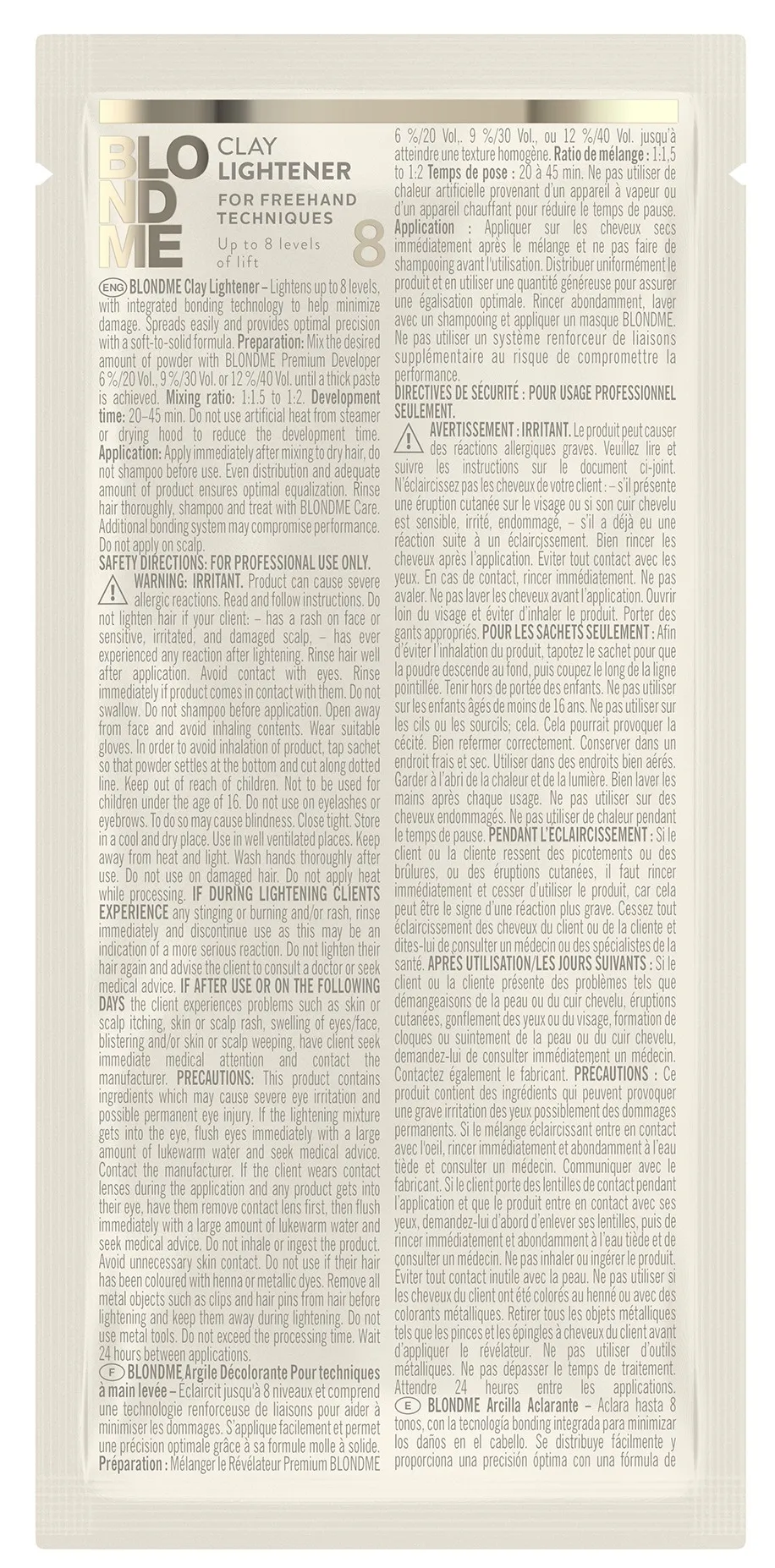 Schwarzkopf BlondMe Argile Décolorante Premium