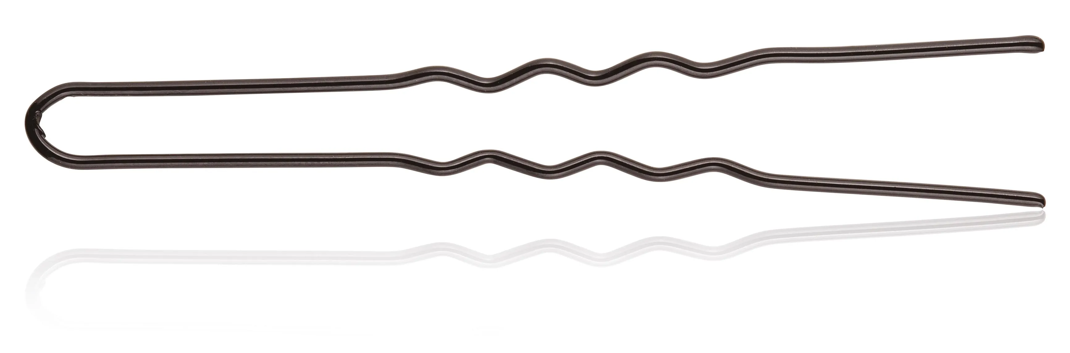 Record Tecno Épingles Ondulé Noir Cm 7,5 Box 250 G